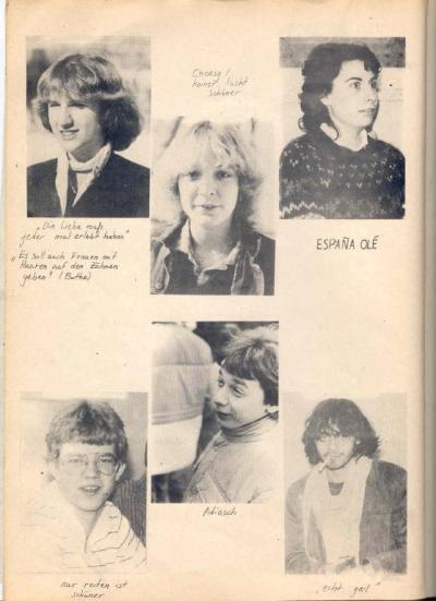 Margit, Cheesy, Inma, Henry, Manni, Anton