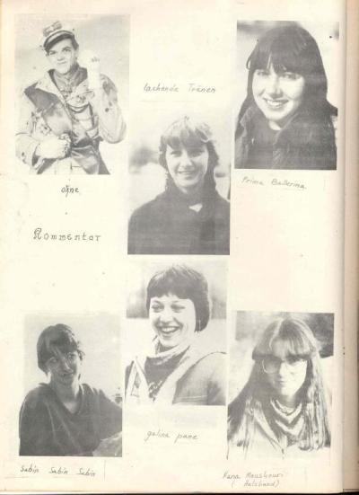 Prinz Eugen, Doris, Beate, Sabine, unser Brothuhn, Martina
