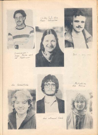 Thomas, Gitte, Bubi, Birgit, Schilly, Christa