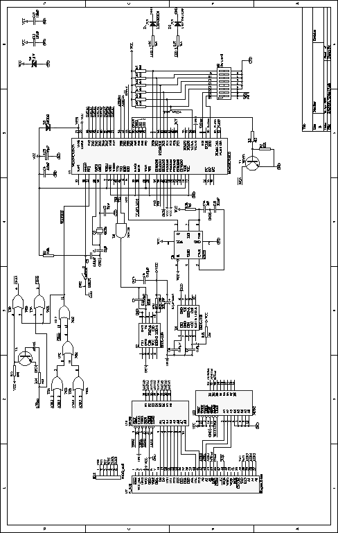 Die Schaltung des Khepera-Moduls